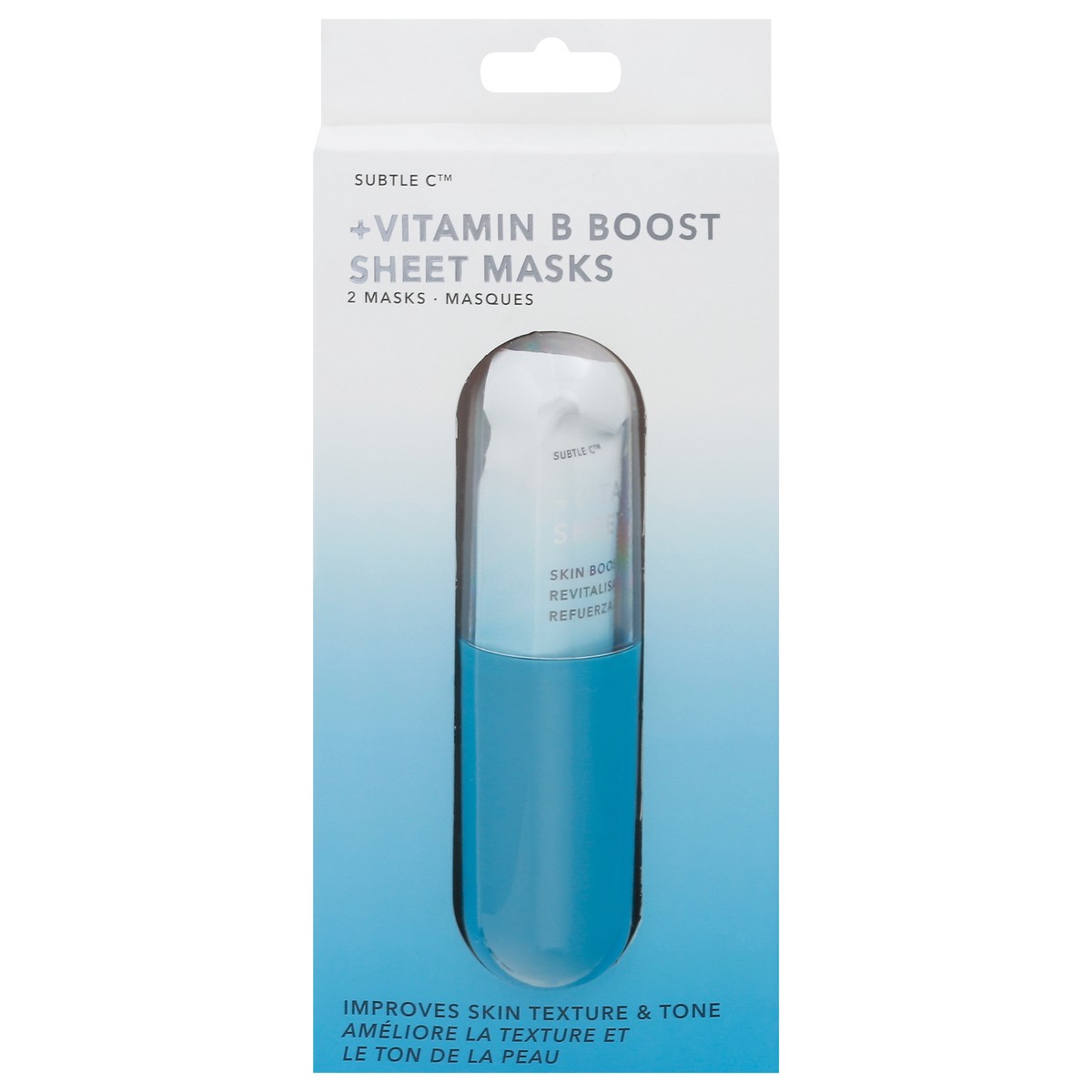 slide 9 of 13, Subtle C Vitamin B Boost Sheet Masks 2 ea, 2 ct