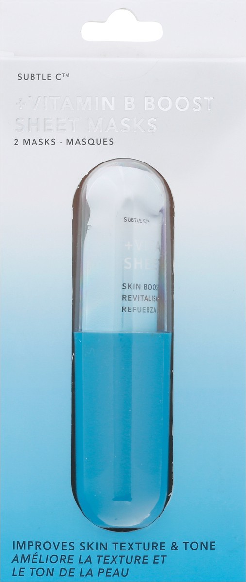 slide 8 of 13, Subtle C Vitamin B Boost Sheet Masks 2 ea, 2 ct