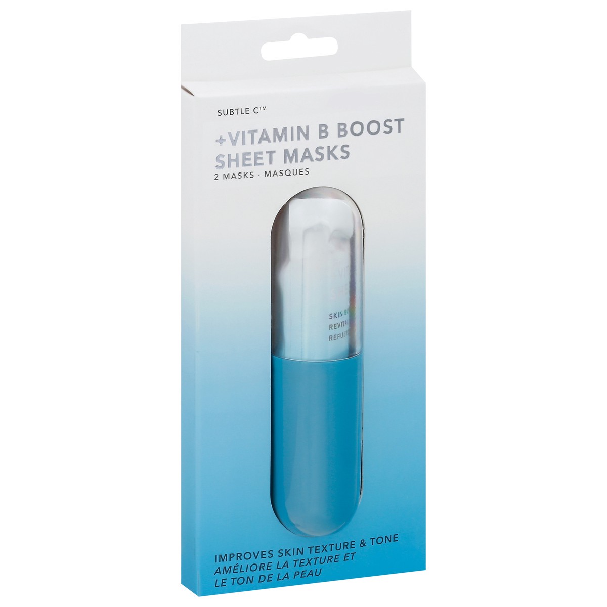slide 11 of 13, Subtle C Vitamin B Boost Sheet Masks 2 ea, 2 ct