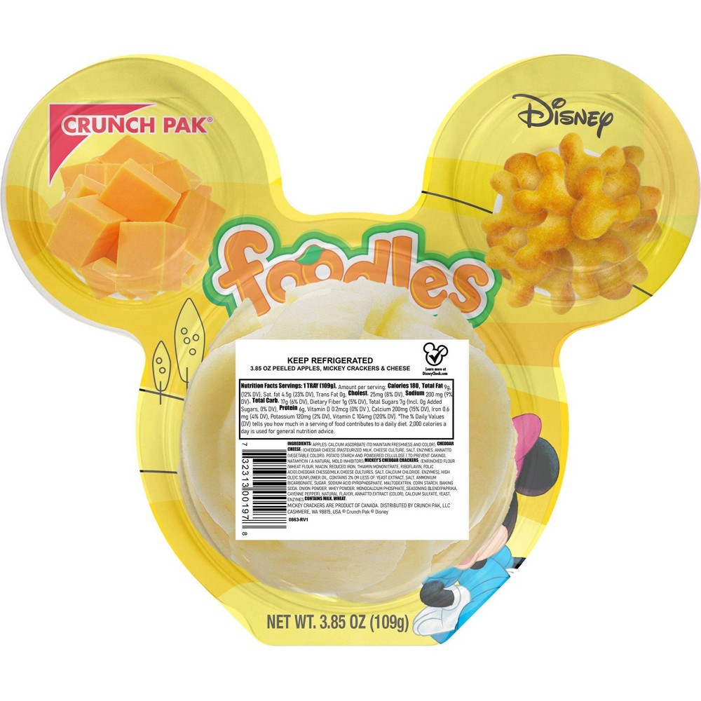 slide 3 of 4, Crunch Pak PLD Foodles ACC Disney 3.85oz, 3.85 oz