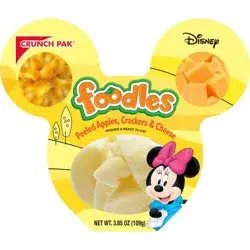 Disney Foodles Peeled Apples, Cheese & Crackers Crunch Pak - 3.85oz