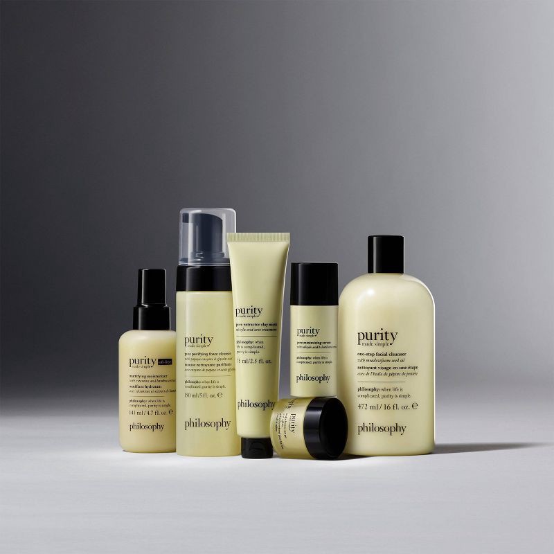 slide 9 of 9, philosophy Purity Made Simple Pore Purifying Foam Cleanser - 5 fl oz - Ulta Beauty, 5 fl oz