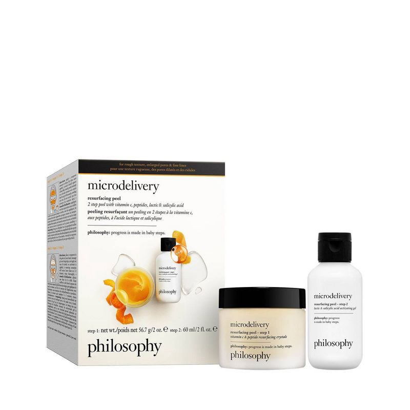 slide 3 of 7, philosophy Microdelivery 2-Step Resurfacing Peel Kit - 4 fl oz/2ct - Ulta Beauty, 2 ct; 4 fl oz