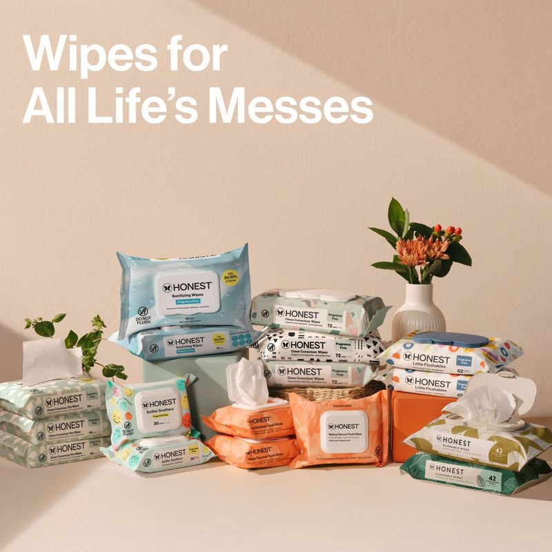 slide 14 of 14, The Honest Company Plant-Based Baby Wipes made with over 99% Water - Sunburst - 864ct, 864 ct