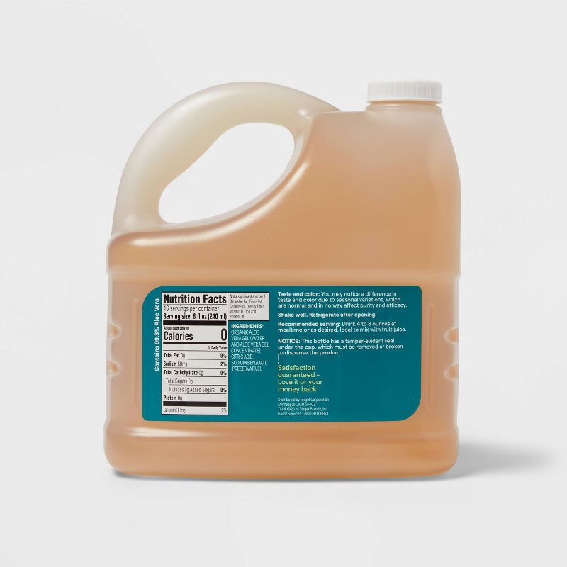 slide 3 of 3, Aloe Vera Multi-Symptom Relief Liquid Digestive Health Treatment Drink - 128 fl oz - up&up™, 128 fl oz