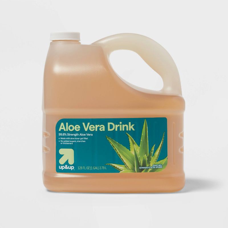slide 1 of 3, Aloe Vera Multi-Symptom Relief Liquid Digestive Health Treatment Drink - 128 fl oz - up&up™, 128 fl oz