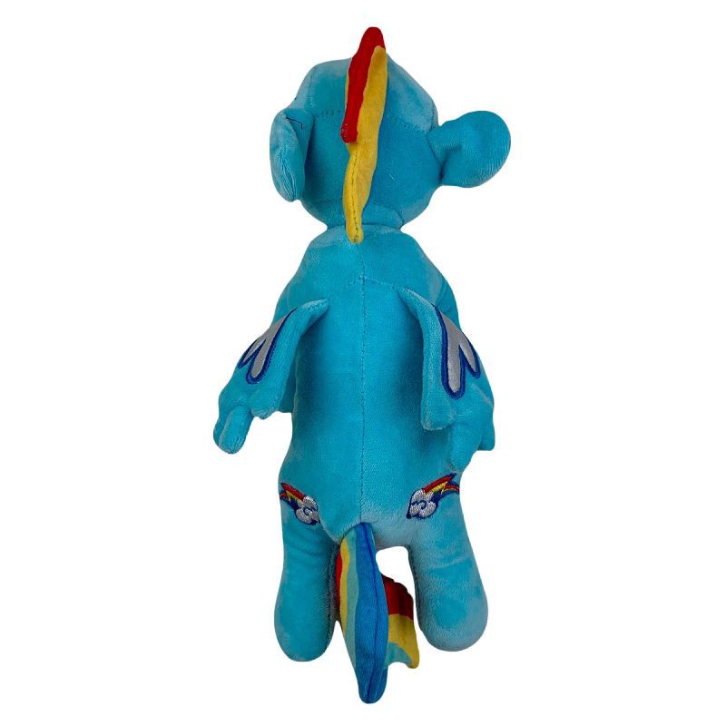 Hasbro My Little Pony Rainbow Dash Launch & Crinkle Plush Dog Toy, 13 inches