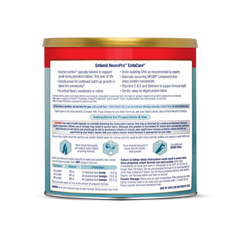 slide 12 of 12, Enfamil Enfacare NeuroPro Powder Infant Formula - 23oz, 23 oz