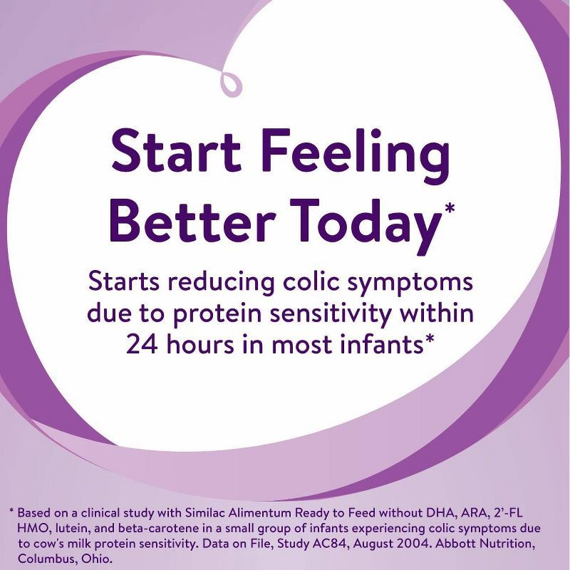 slide 3 of 12, Similac Alimentum with 2-FL HMO Ready to Feed Baby Formula - 8 fl oz Each/6ct, 6 ct; 8 fl oz