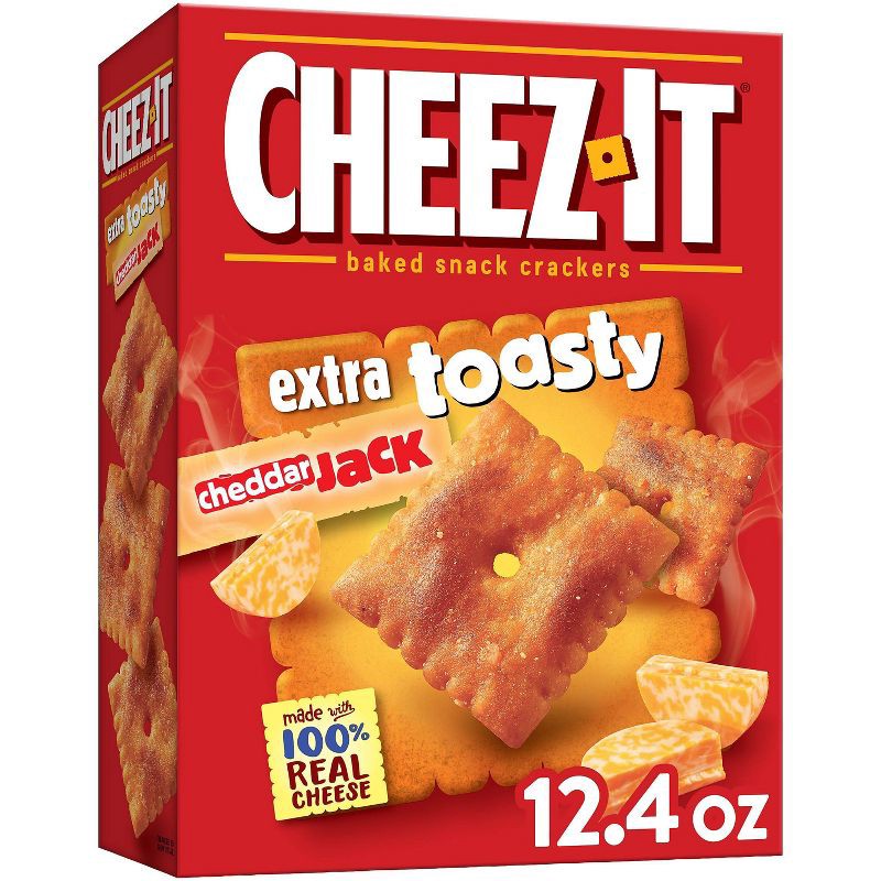 slide 1 of 11, Cheez-It Extra Toasty Cheddar Jack Baked Crackers - 12.4oz, 12.4 oz