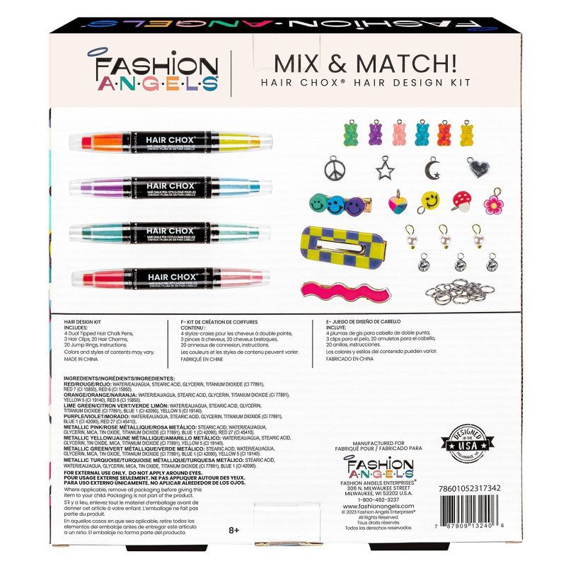 slide 8 of 8, Fashion Angels Hair Chox Hair Style Design Kit, 1 ct