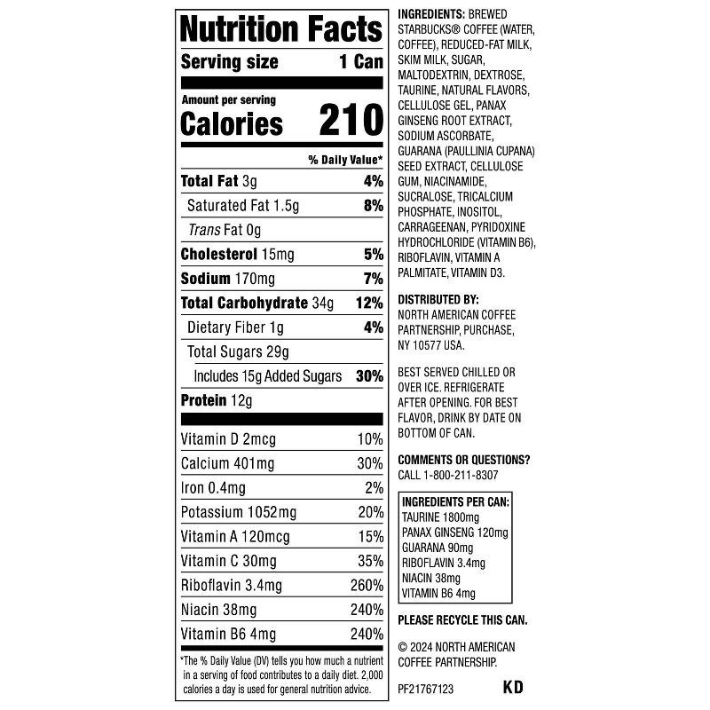 slide 5 of 8, Starbucks RTD Starbucks Doubleshot Energy Caramel Coffee Drink - 15 fl oz Can, 15 fl oz