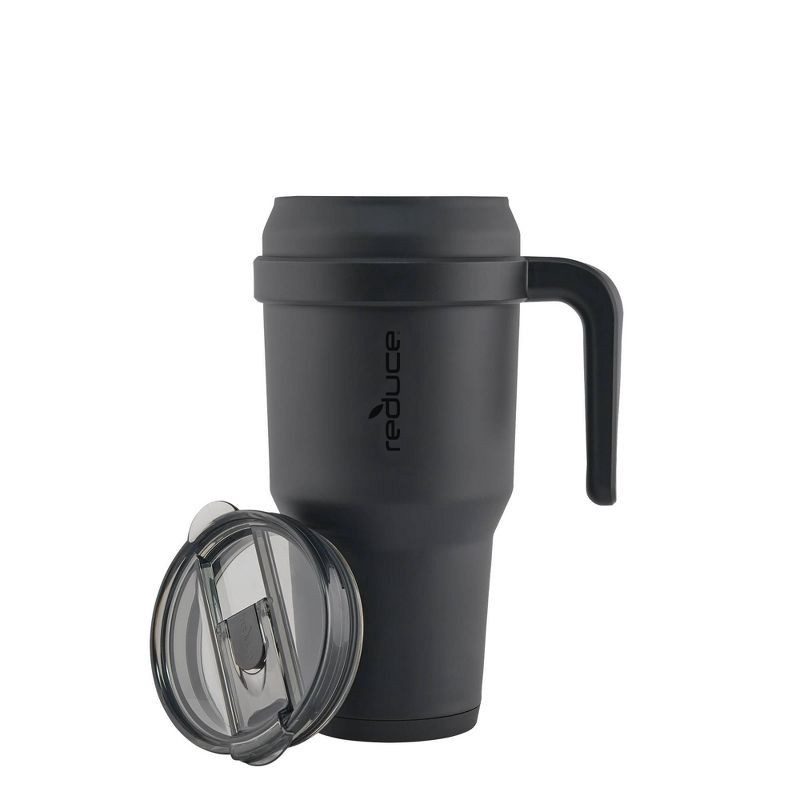 slide 3 of 10, Reduce 40oz Cold1 Vacuum Insulated Stainless Steel Straw Tumbler Mug Matte Black: Dishwasher-Safe, BPA-Free, Portable Drinkware, 40 oz