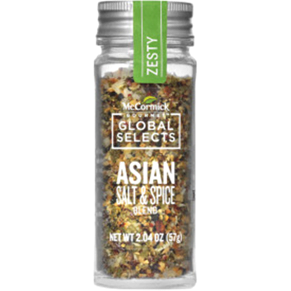 slide 1 of 1, McCormick Gourmet Global Selects Asian Salt & Spice Blend, 2.04 oz