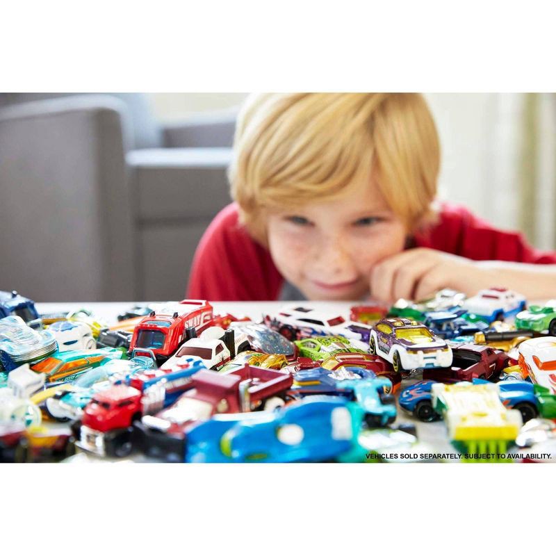 slide 3 of 6, Hot Wheels Cars & Trucks Set with 1 Exclusive Car - 1:64 Scale - 8pk, 8 ct