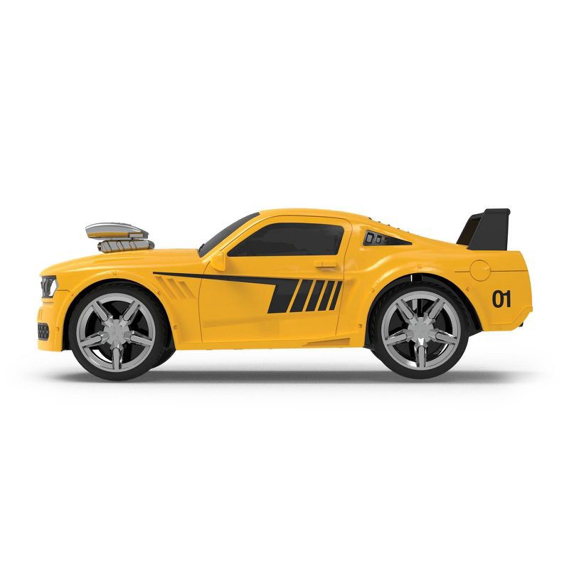 slide 6 of 7, DRIVEN by Battat Friction Motor Micro Sports Cars 2pk: Toy Vehicles with Sound Effects & Lights, 2 ct