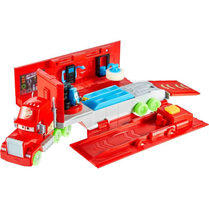 slide 3 of 5, Disney and Pixar Cars Glow Racers Transforming Mack Playset, 1 ct