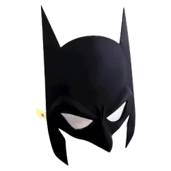 Sunstache Batman 1/2 Mask Glass Black - One Size Fits Most