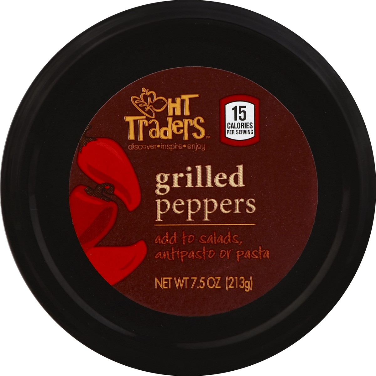 slide 1 of 4, Harris Teeter Traders Peppers - Grilled, 7.5 oz