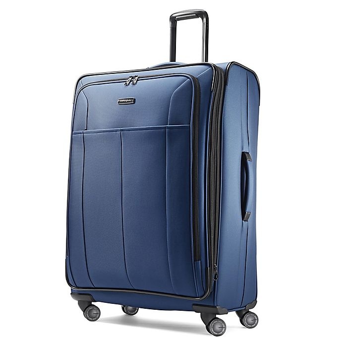 slide 1 of 5, Samsonite Signify Spinner Checked Luggage - Blue, 29 in