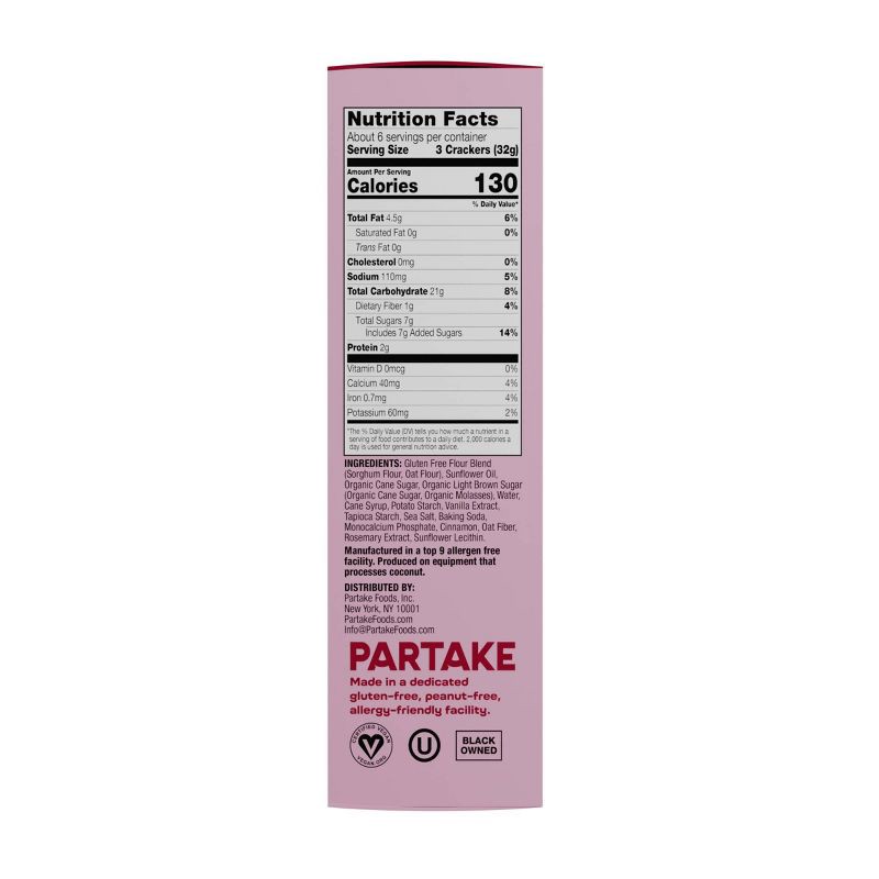 slide 2 of 10, Partake Classic Grahams - 6.75oz, 6.75 oz