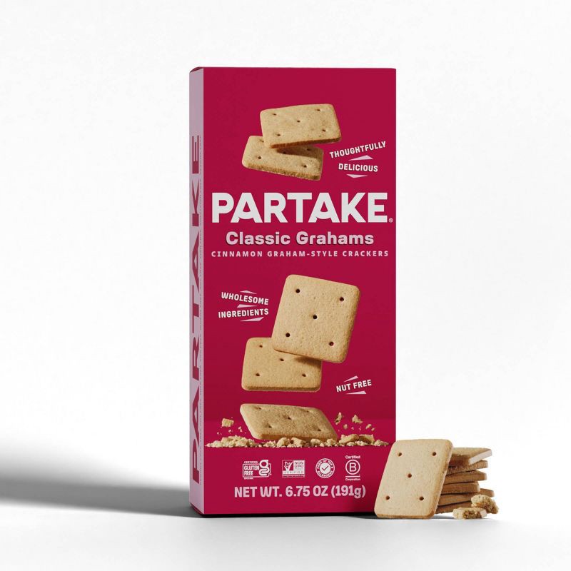 slide 1 of 10, Partake Classic Grahams - 6.75oz, 6.75 oz