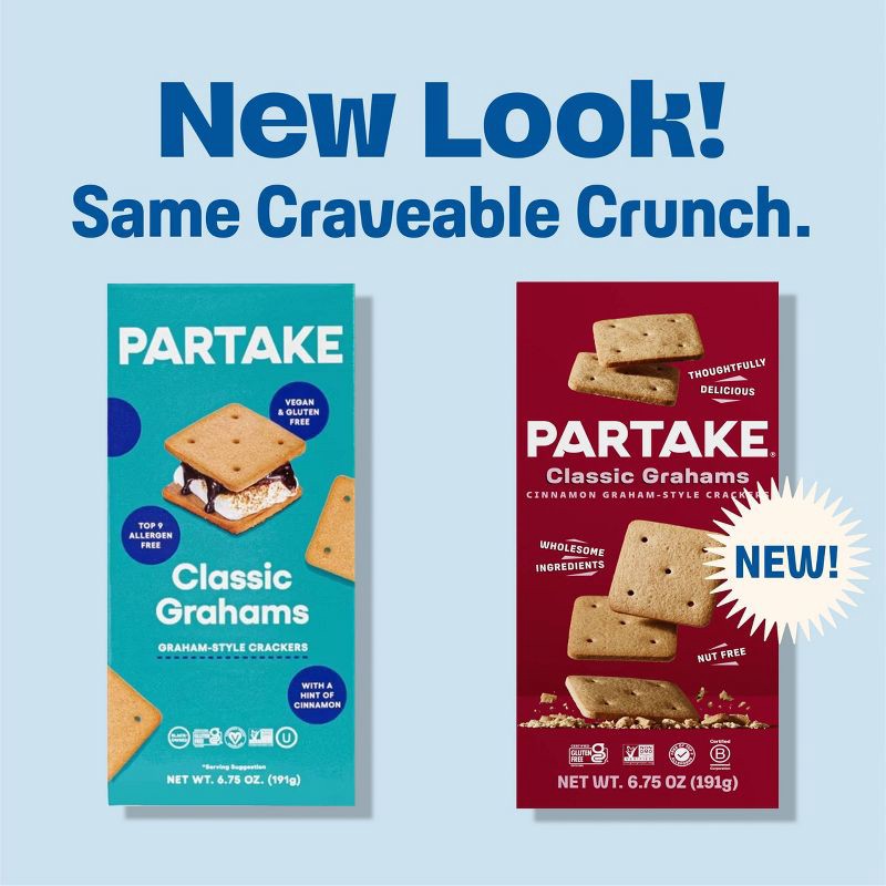 slide 5 of 10, Partake Classic Grahams - 6.75oz, 6.75 oz