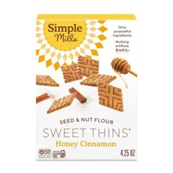 Simple Mills Honey Cinnamon Sweet Thins - 4.25oz