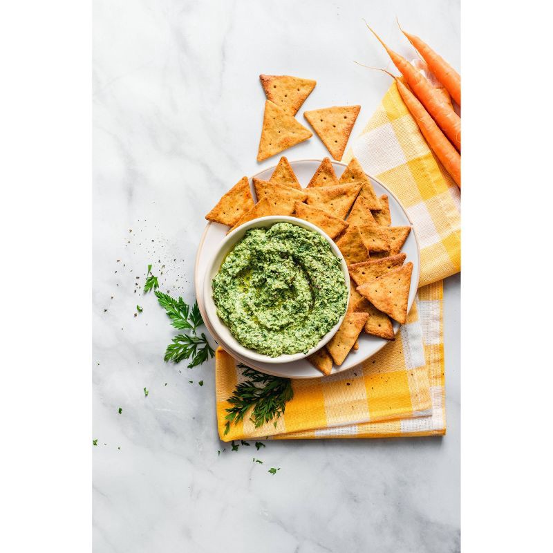 slide 4 of 5, Simple Mills Veggie Flour Pita Crackers Himalayan Salt - 4.25oz, 4.25 oz