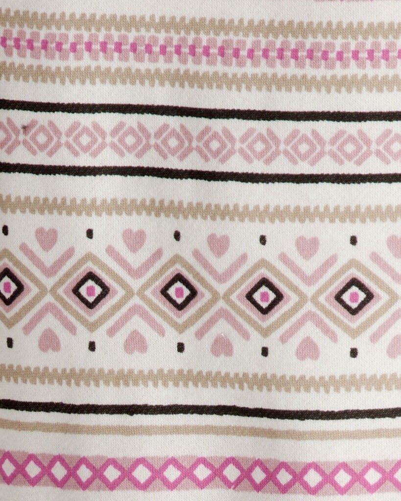 slide 2 of 2, Carter's Girls Fairisle Pullover & Flared Pant Set Multi 7, 1 ct