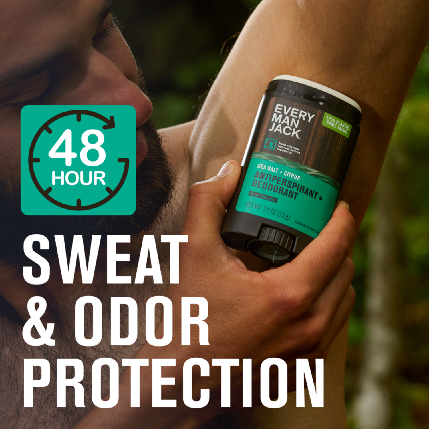 slide 2 of 8, Every Man Jack Men's Sea Salt + Citrus Antiperspirant Deodorant - 2.6 oz, 2.6 oz