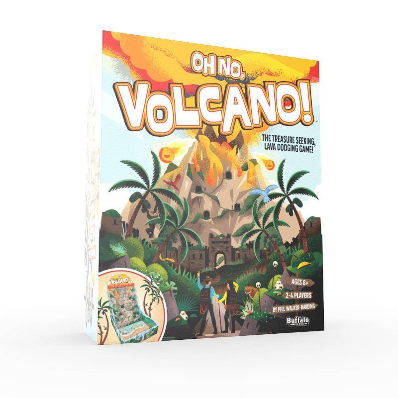 slide 1 of 7, Buffalo Games Oh No Volcano Board Game, 1 ct