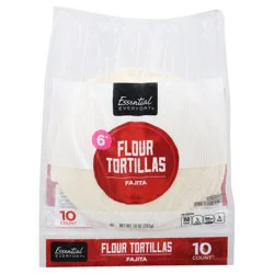 Essential Everyday Flour Tortillas 6"