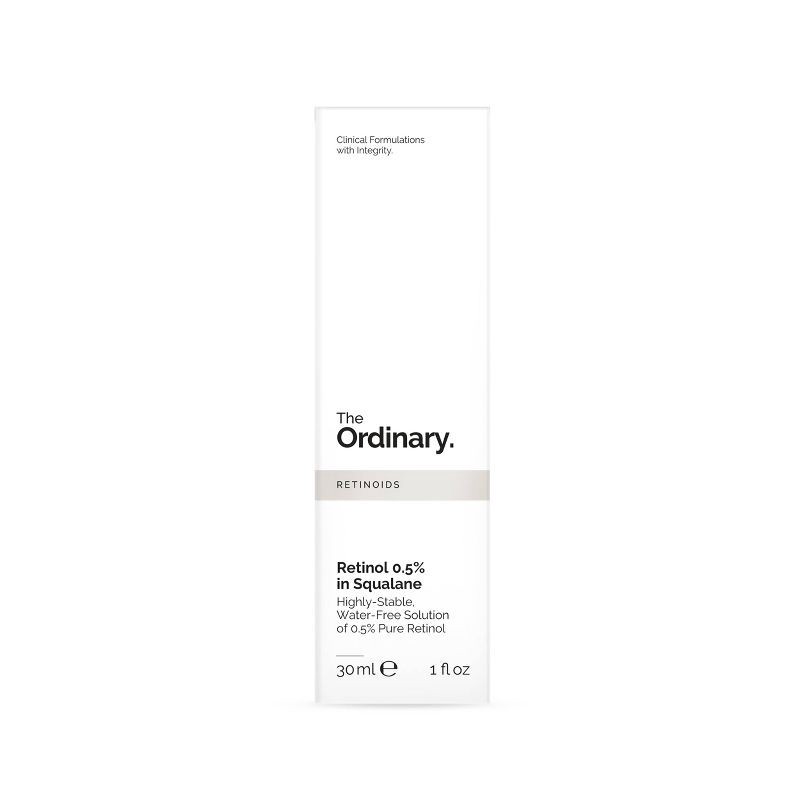 slide 4 of 4, The Ordinary Retinol 0.5% in Squalane, Intermediate Retinol Serum - 1.01 fl oz - Ulta Beauty, 1.01 fl oz