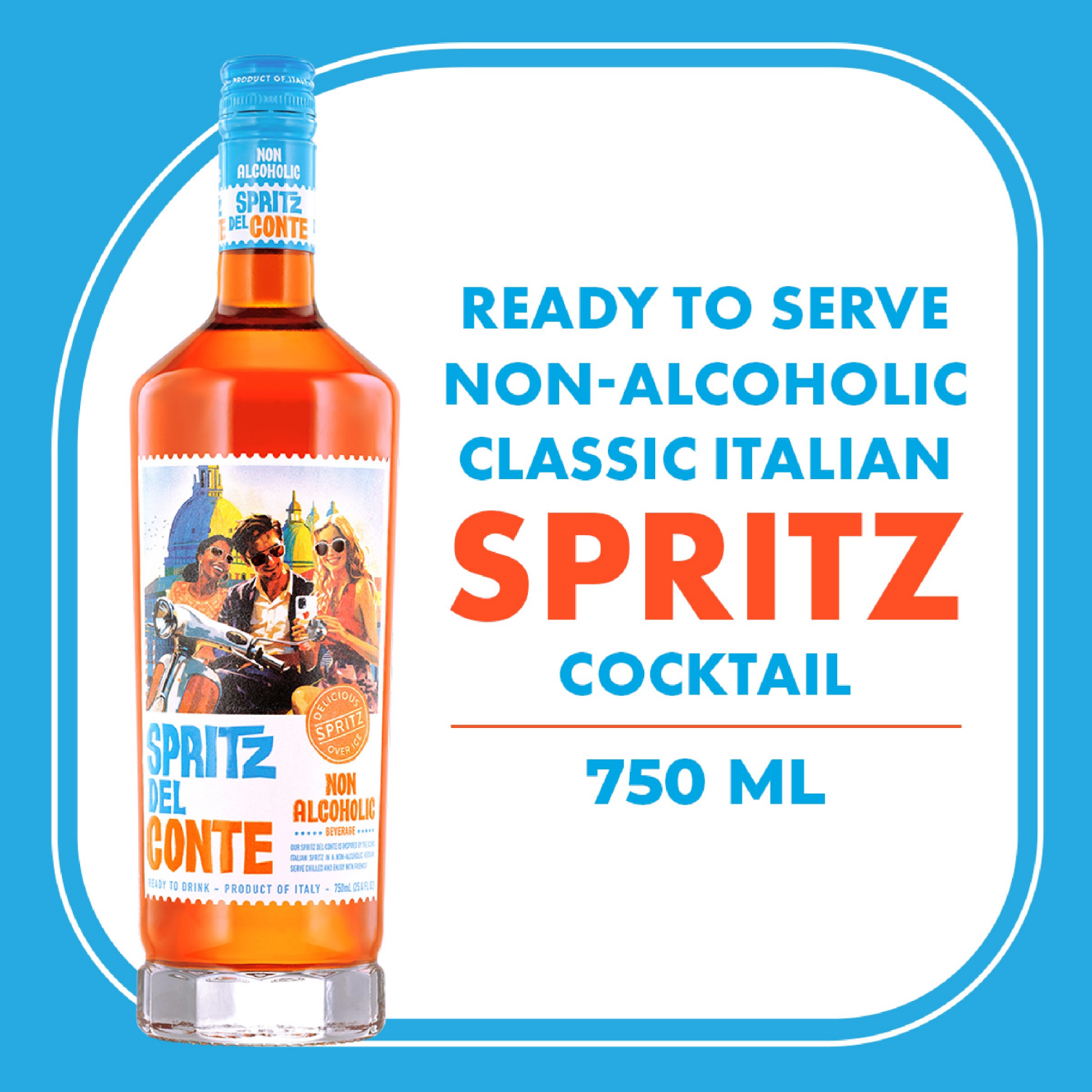 slide 6 of 8, Spritz del Conte Non Alcoholic Beverage 25.4 fl oz, 25.4 fl oz