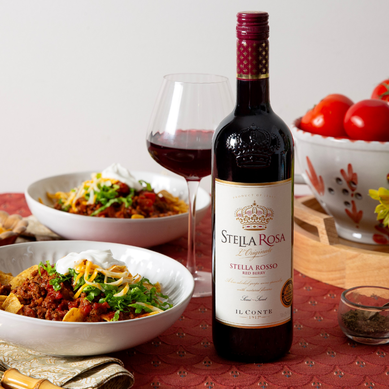 slide 3 of 8, Stella Rosa Rosso Red Berry Semi-Sweet Red Wine 750 ml, 25.4 fl oz