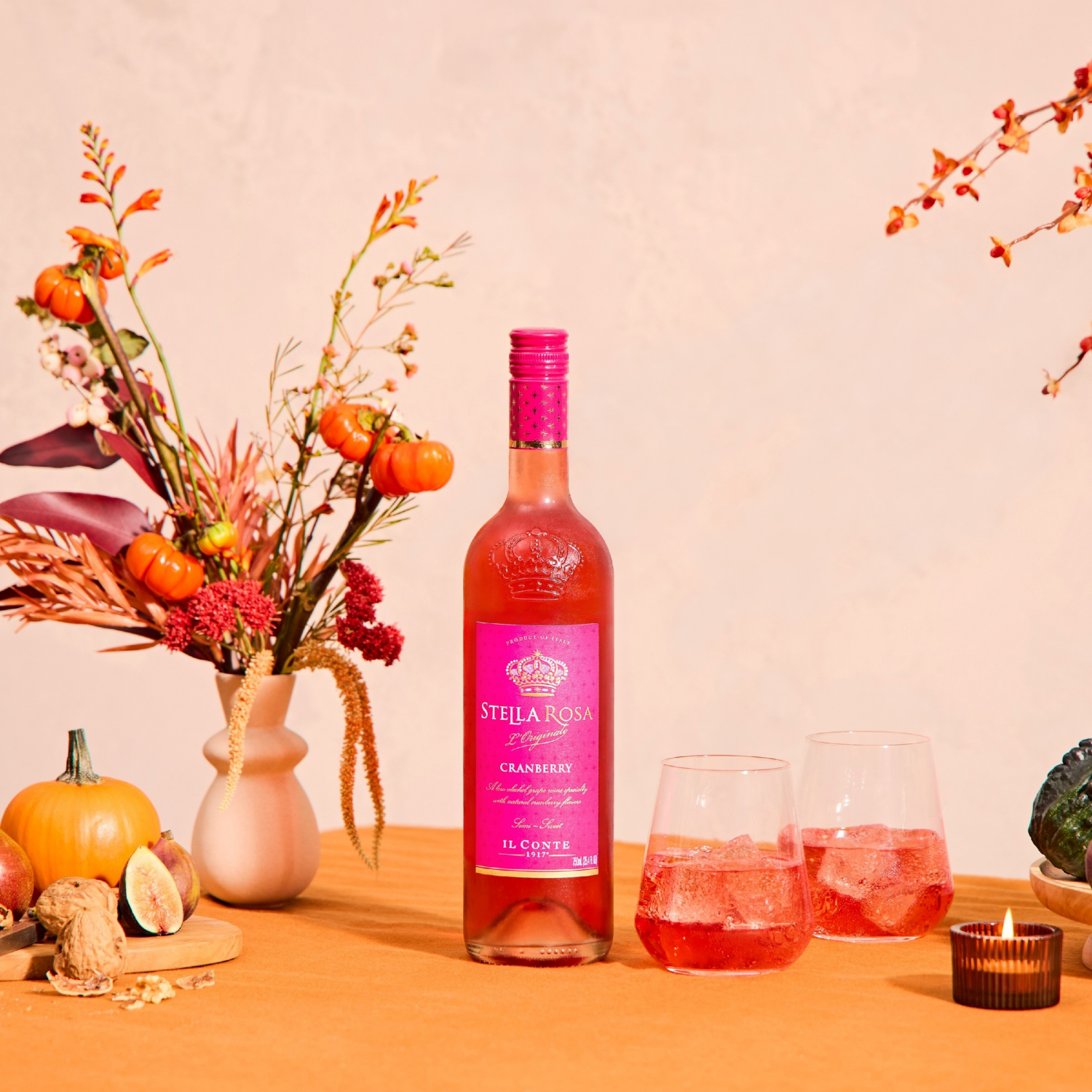 slide 3 of 8, Stella Rosa Semi-Sweet Cranberry 25.4 fl oz, 750 ml