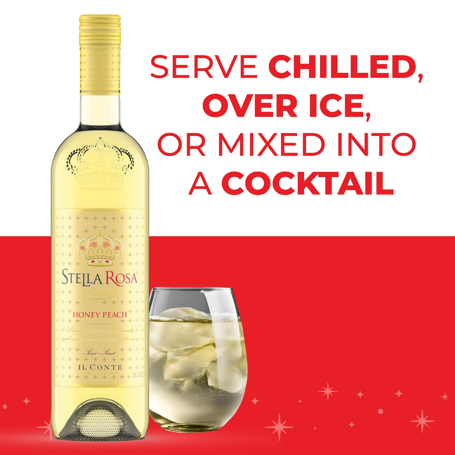 slide 8 of 8, Stella Rosa Golden Honey Peach Semi-Sweet White Wine 750mL, 25.4 fl oz