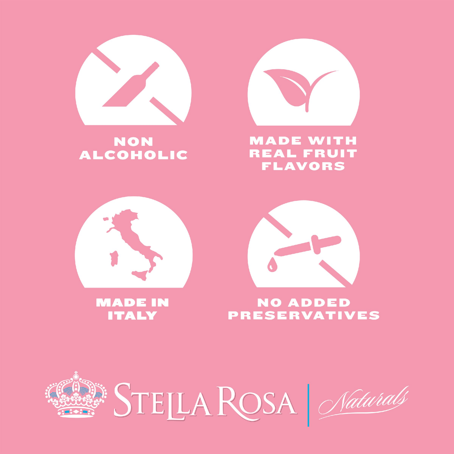 slide 4 of 7, Stella Rosa Naturals Rose Non-Alcoholic Beverage 750 ml, 750 ml