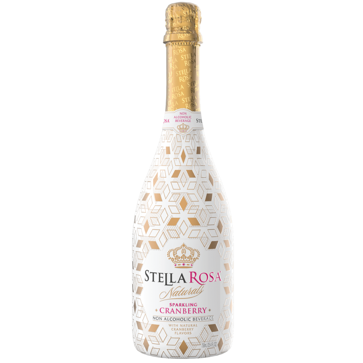 slide 1 of 4, Stella Rosa Naturals Sparkling Cranberry Non-Alcoholic Wine 750 Ml, 750 ml