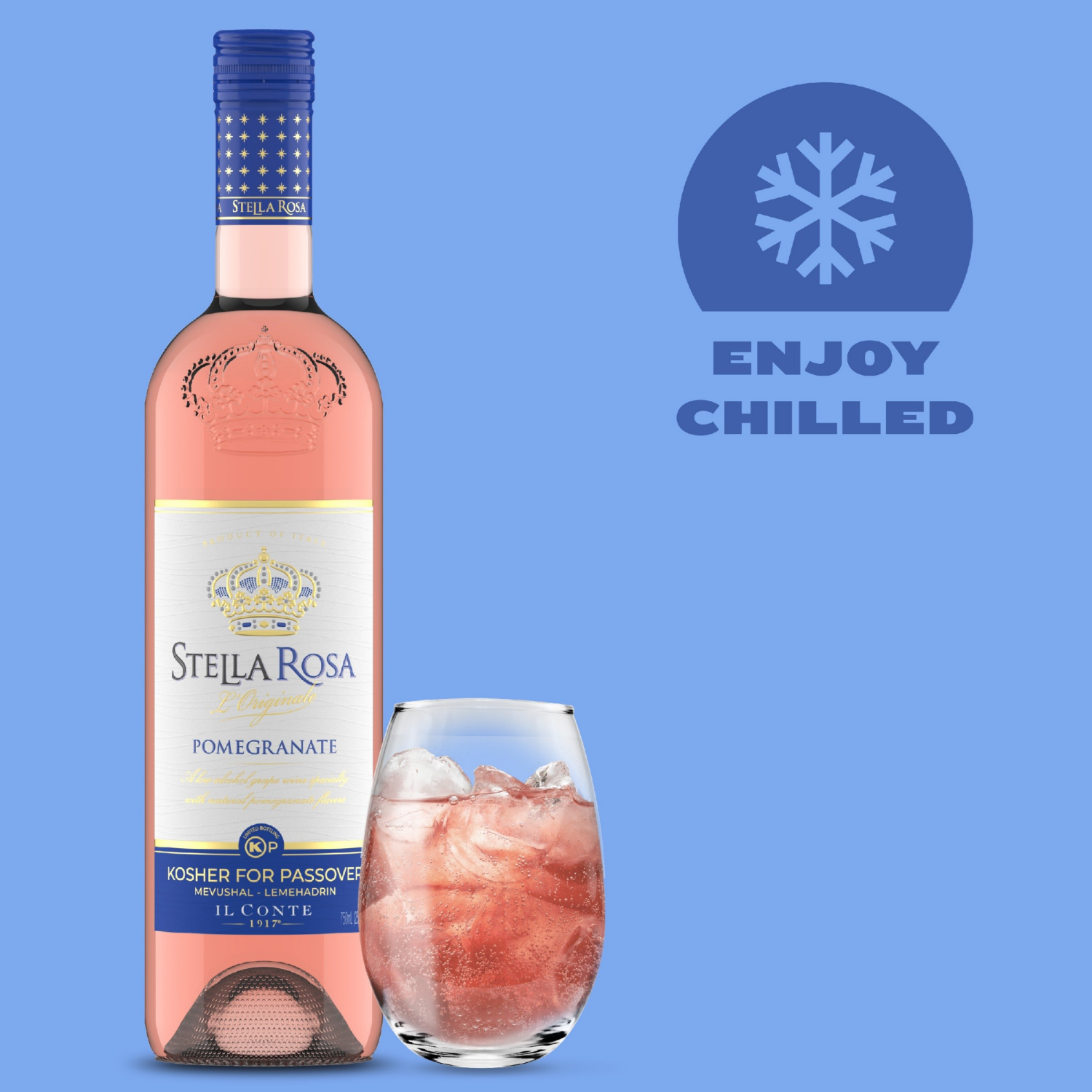 slide 8 of 8, Stella Rosa Kosher Pomegranate Rose Wine 750 ml, 750 ml