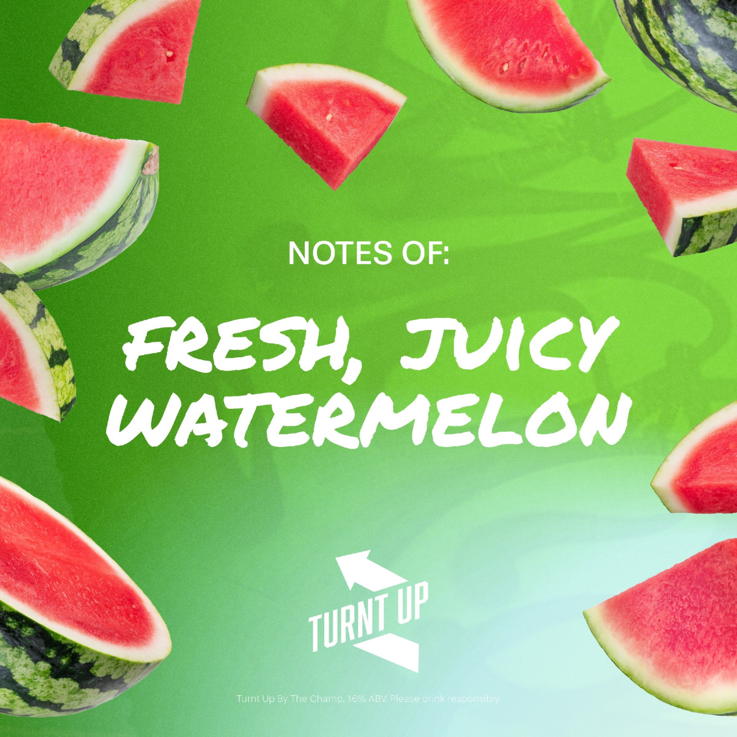 slide 4 of 4, Turnt Up By The Champ Watermelon Sweet Rose Wine 750 ml, 750 ml