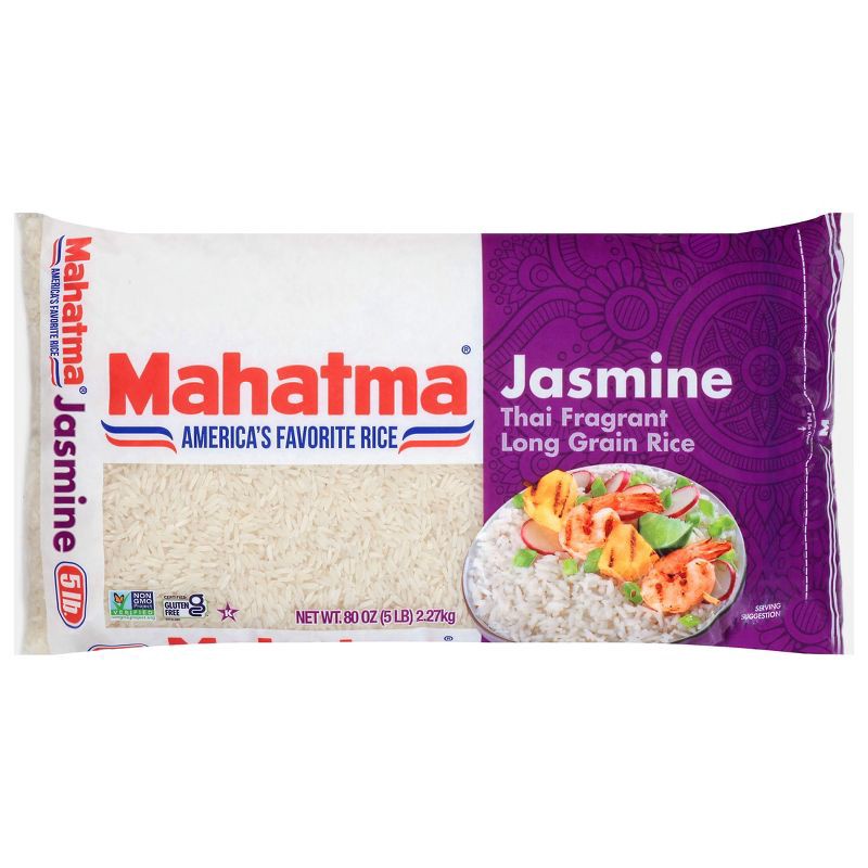 slide 1 of 9, Mahatma Jasmine Rice - 5lb, 5 lb