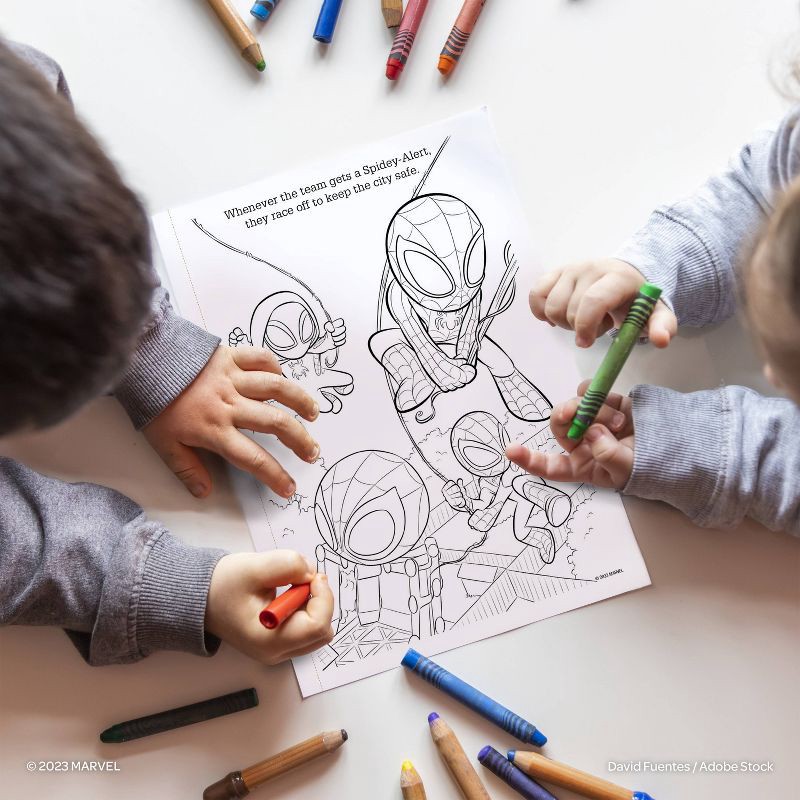 slide 4 of 4, Bendon Spidey & his Amazing Friends Crayon & Paint Activity Book, 1 ct