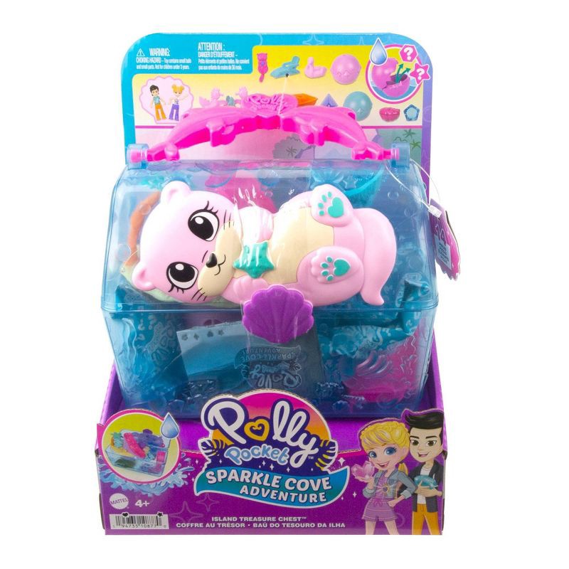 slide 2 of 6, Polly Pocket Sparkle Cove Adventure Island Treasure Chest Playset, 1 ct