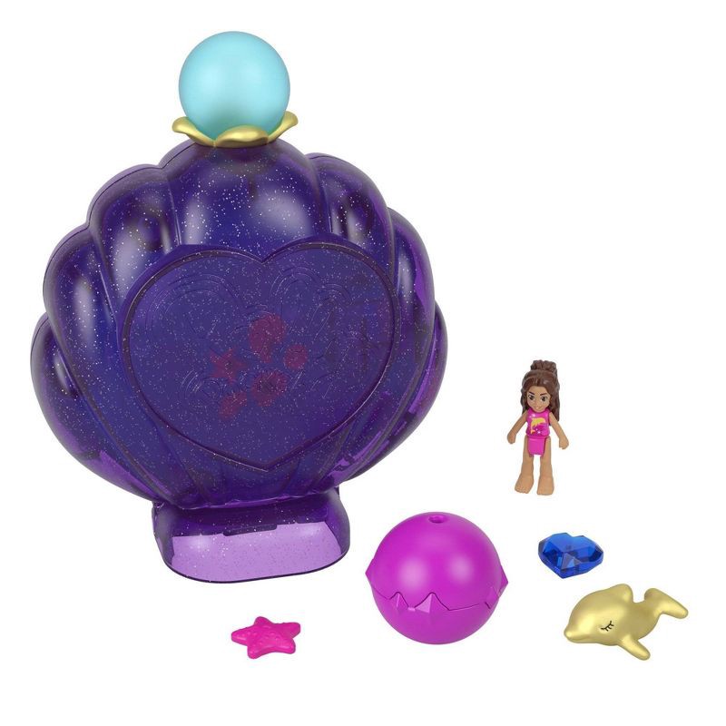 slide 2 of 6, Polly Pocket Sparkle Cove Adventure Underwater Lagoon Compact Playset, 1 ct