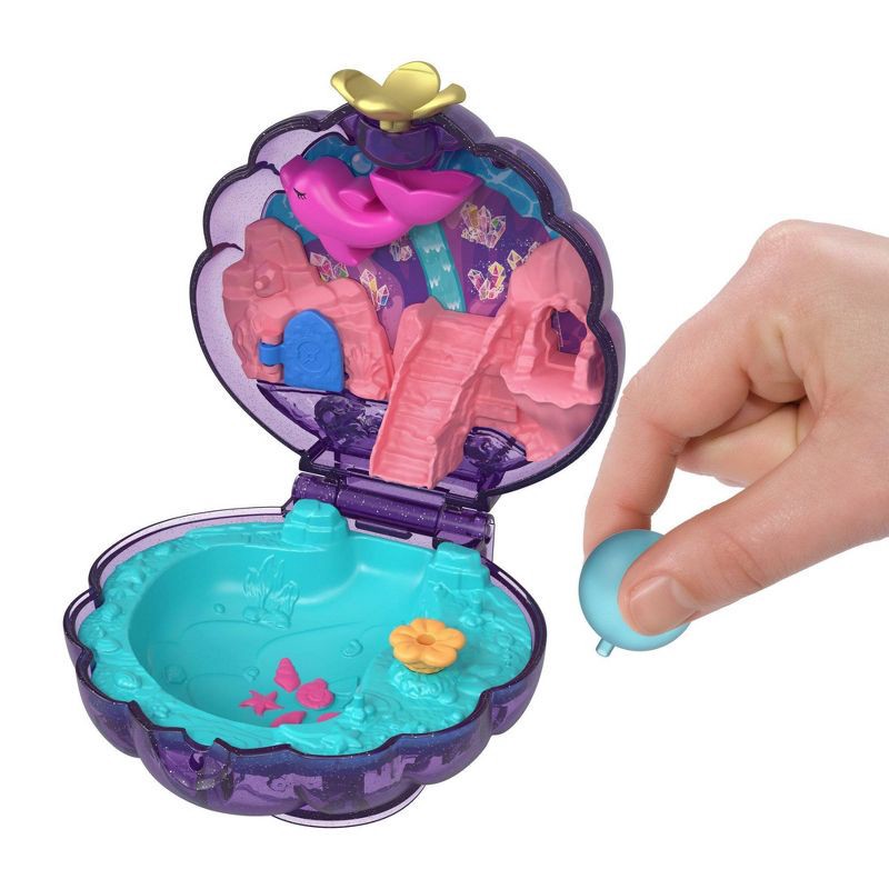 slide 4 of 6, Polly Pocket Sparkle Cove Adventure Underwater Lagoon Compact Playset, 1 ct