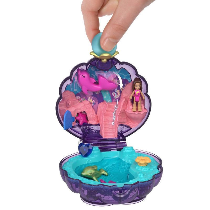 slide 6 of 6, Polly Pocket Sparkle Cove Adventure Underwater Lagoon Compact Playset, 1 ct