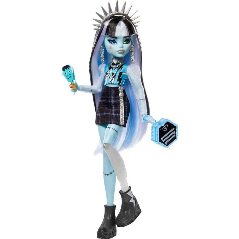 slide 2 of 6, Monster High Skulltimates Secrets Fearidescent Frankie Stein Fashion Doll, 1 ct