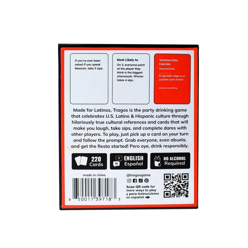 slide 2 of 6, Tragos Games Tragos Latino Party Card Game, 1 ct
